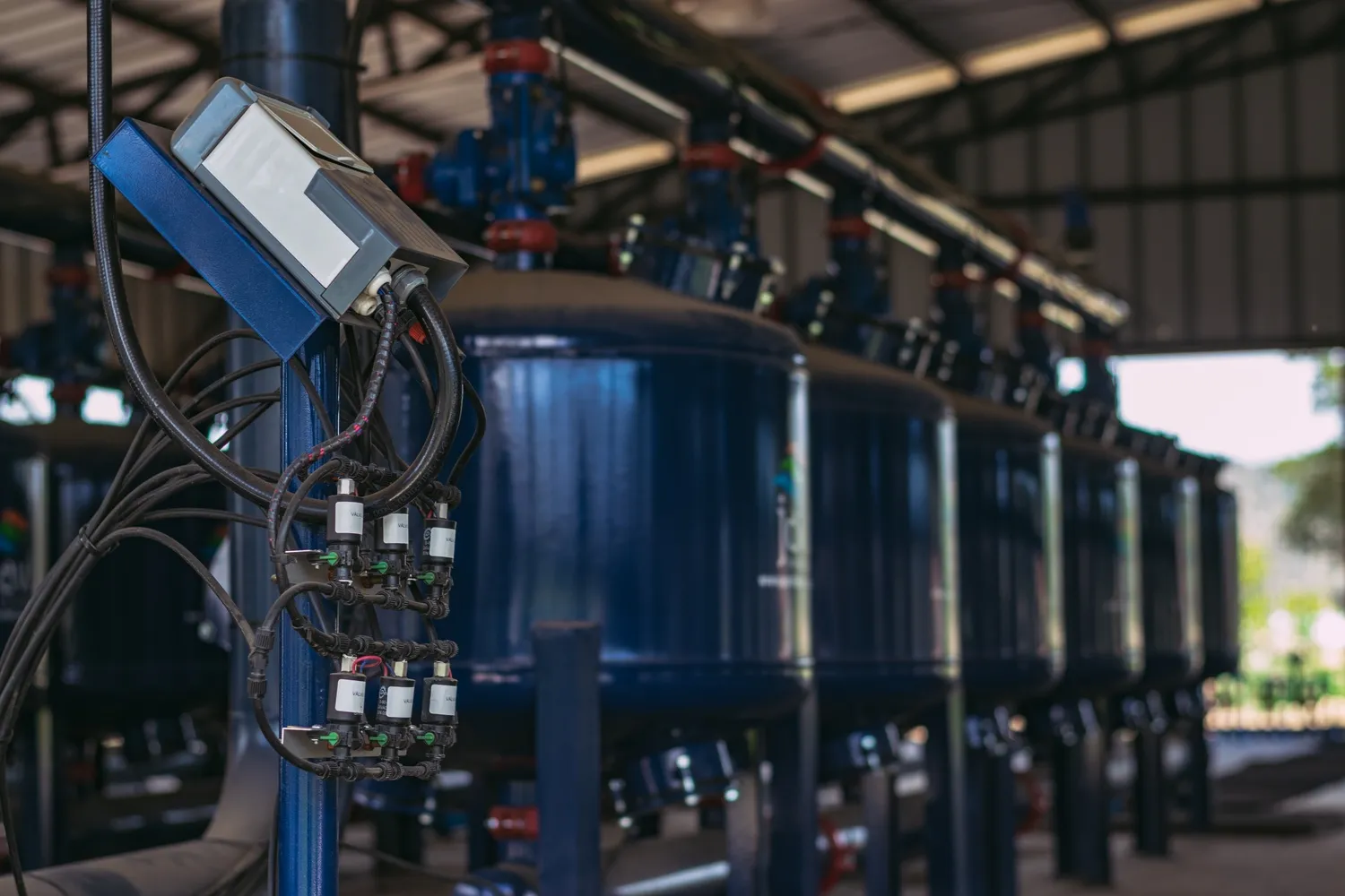 Agricultural pumps installed with precision automation hardware to boost efficiency through reliable pump control systems.