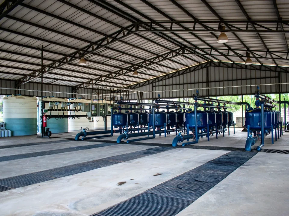 Agricultural water infrastructure with DROP CONTROL systems applied to modern precision farming and agtech solutions