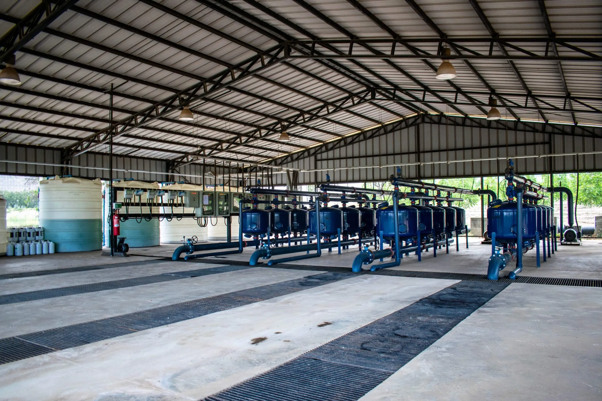 Agricultural water infrastructure with DROP CONTROL systems applied to modern precision farming and agtech solutions